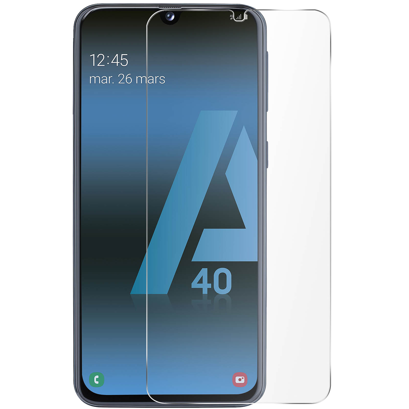 Nietłukące szkło hybrydowe 3MK Samsung Galaxy A40 -  FlexibleGlass Przezroczysty