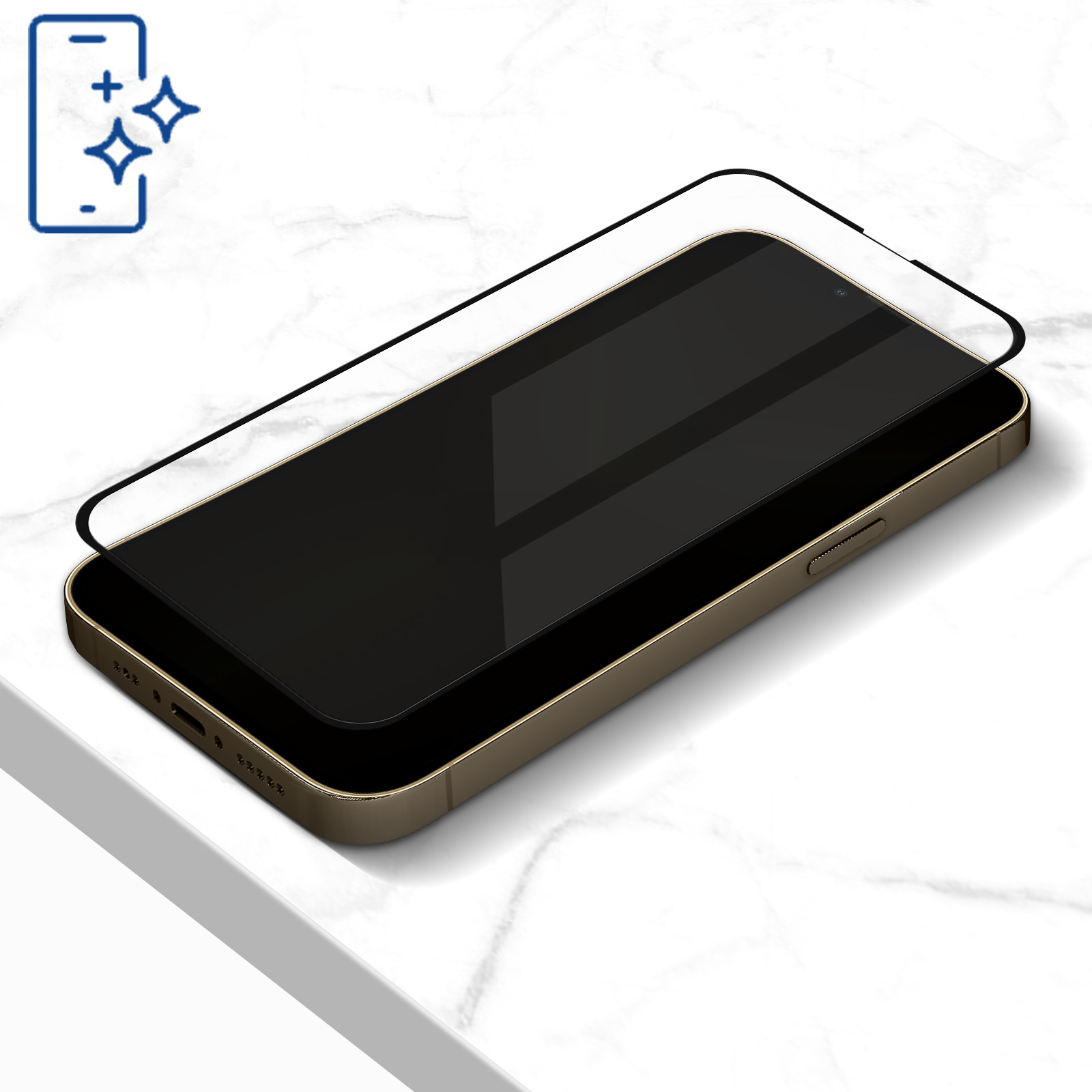 14 Schutzfolien(für NeoGlass Schutzfolie Apple Beschichtung 3MK Plus) kunstoff mit iPhone ölabweisender