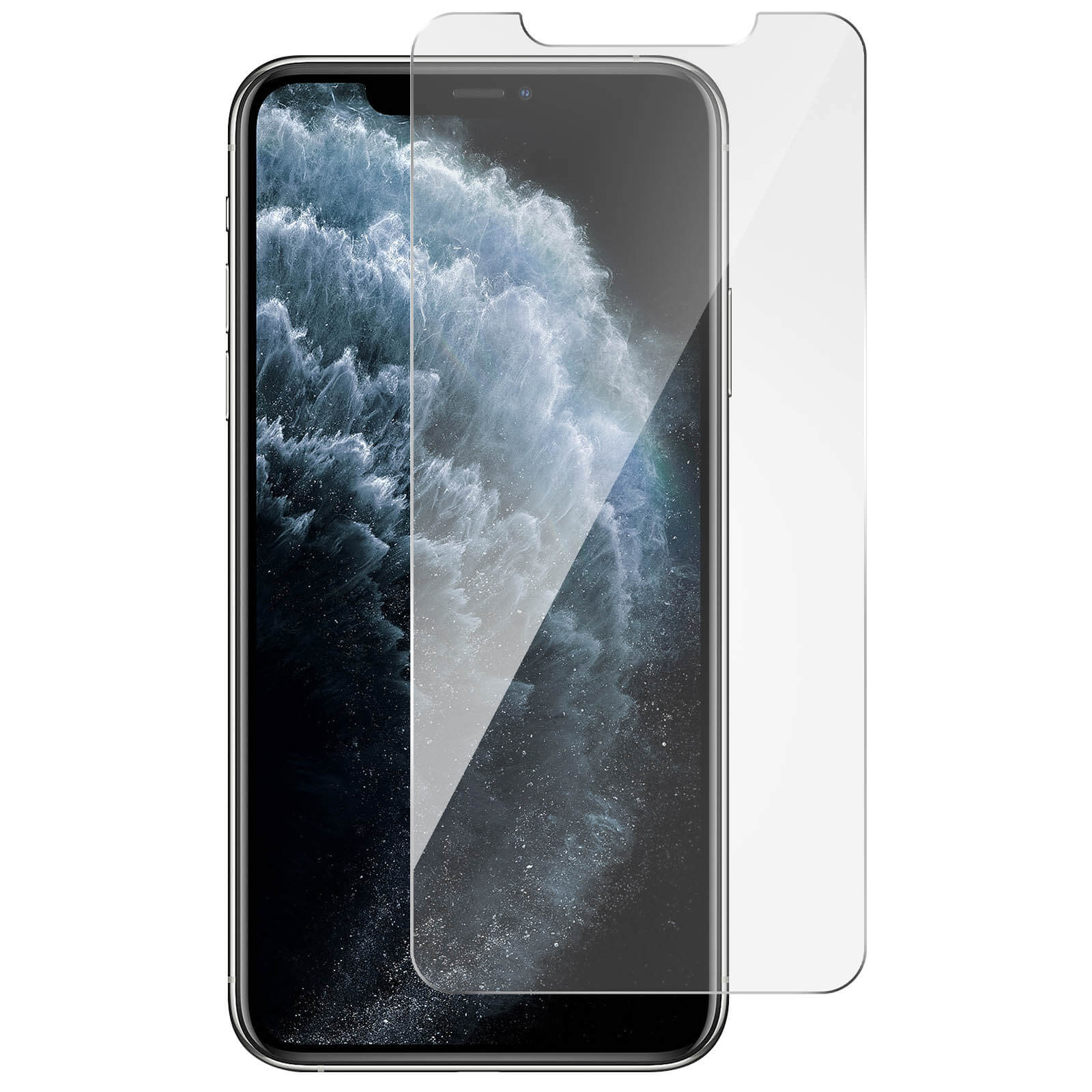 Glas-Folien(für Gehärtetes iPhone Max) Pro Härtegrad Apple AVIZAR Schutzfolie Glas 9H mit 11