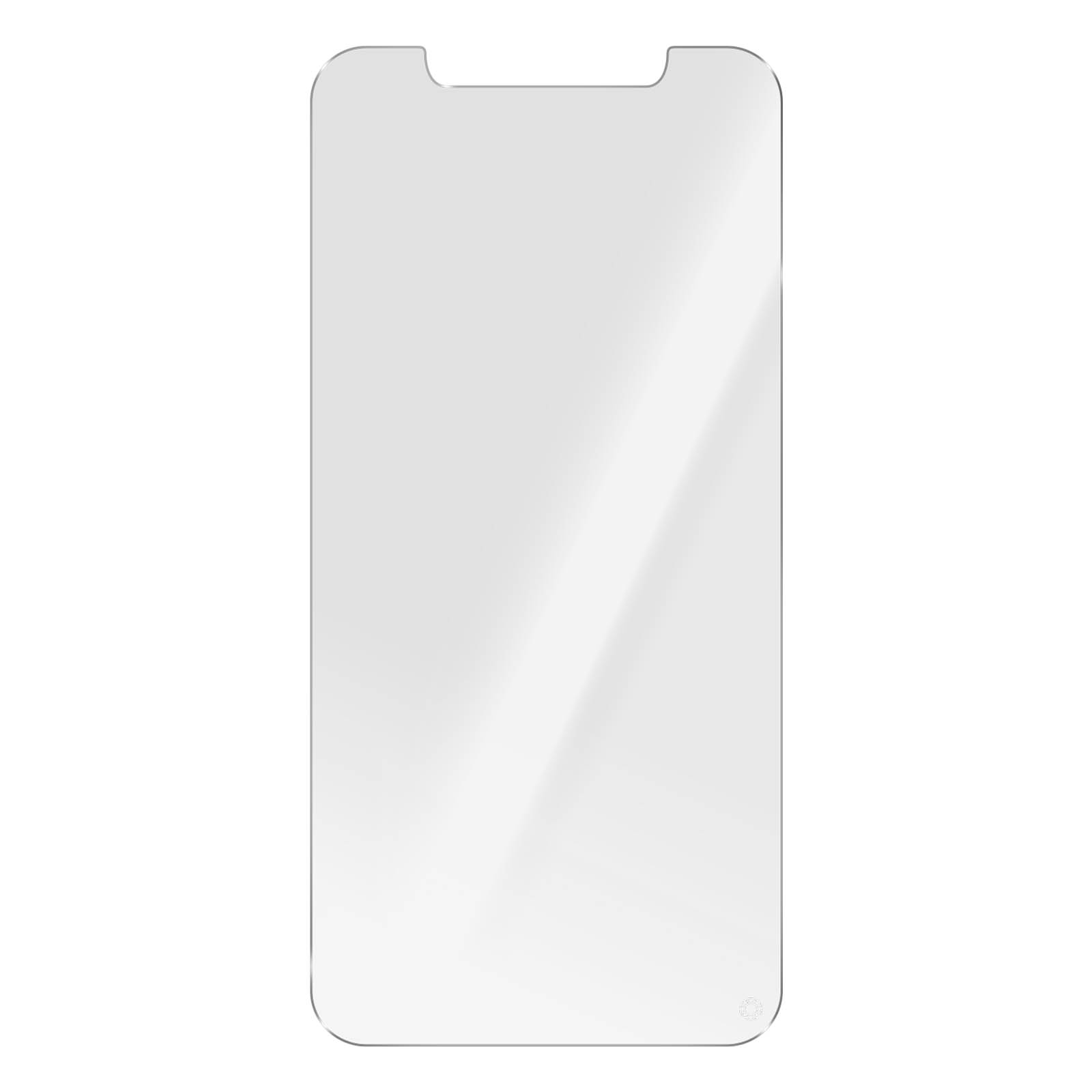 FORCE GLASS Flexibles Glas Schutzfolien(für 12 mit Schwarz Apple Blickschutz, Pro) Rand Schutzfolie iPhone