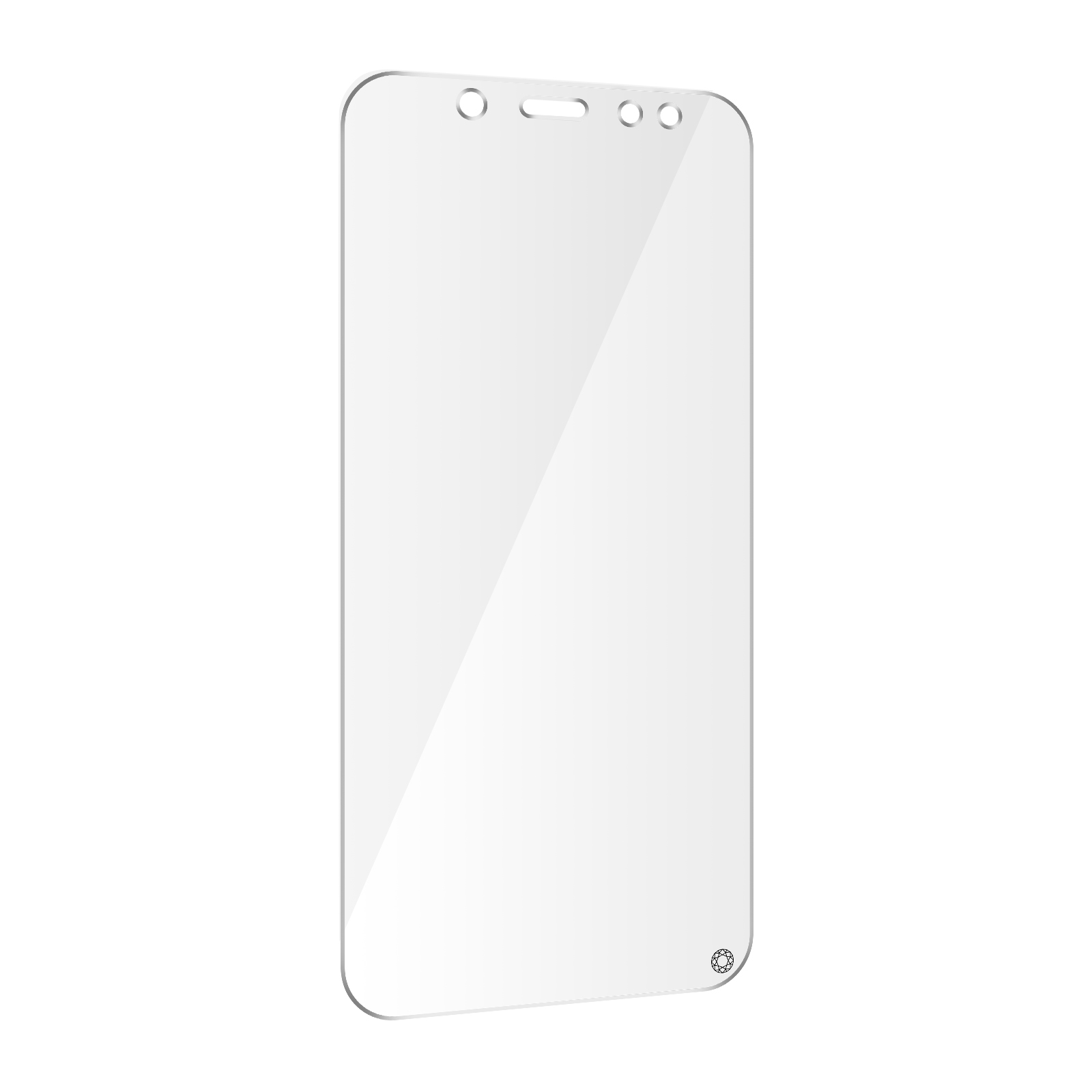 Schutzfolien(für Flexibles Plus) Glas Galaxy FORCE Samsung A6 GLASS