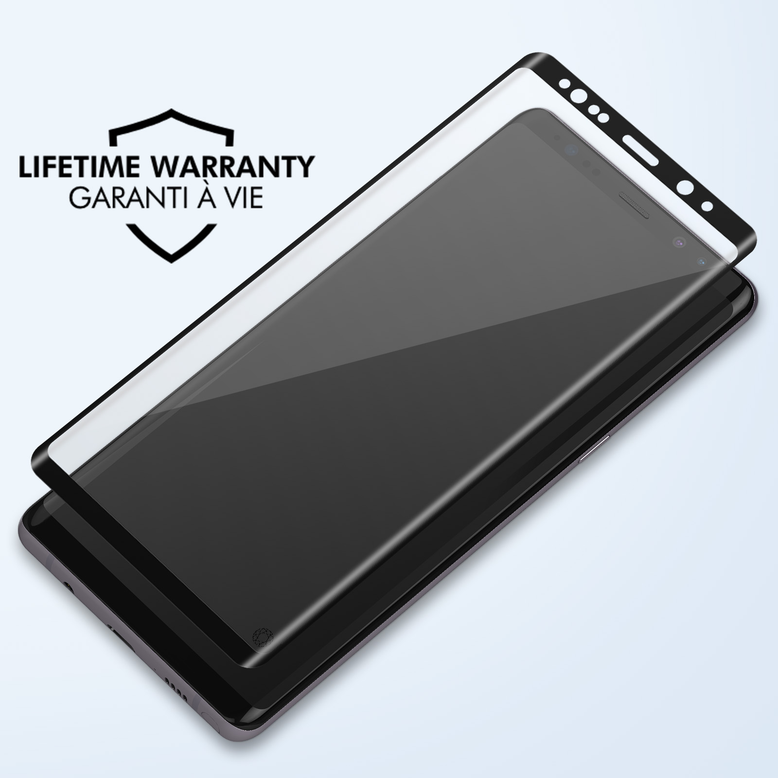 FORCE GLASS Schutzfolien(für Flexibles Samsung Note Galaxy 8) Glas
