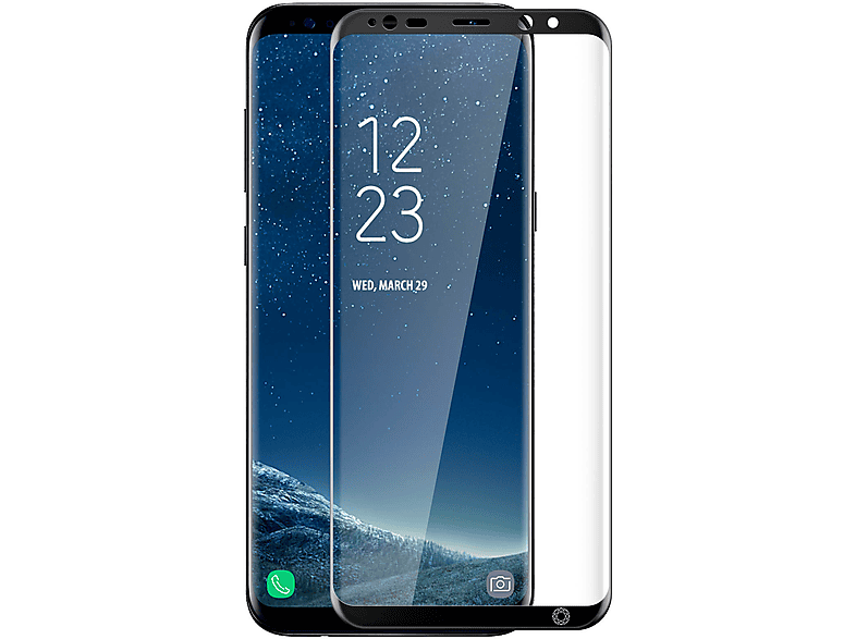 9H Glas Härtegrad S8) Schutzfolie mit Glas-Folien(für FORCE GLASS Galaxy Gehärtetes Samsung