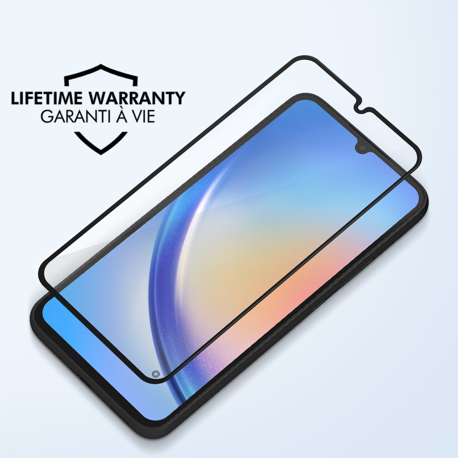 FORCE GLASS Flexibles Glas Schutzfolien(für Galaxy A34 5G) Samsung