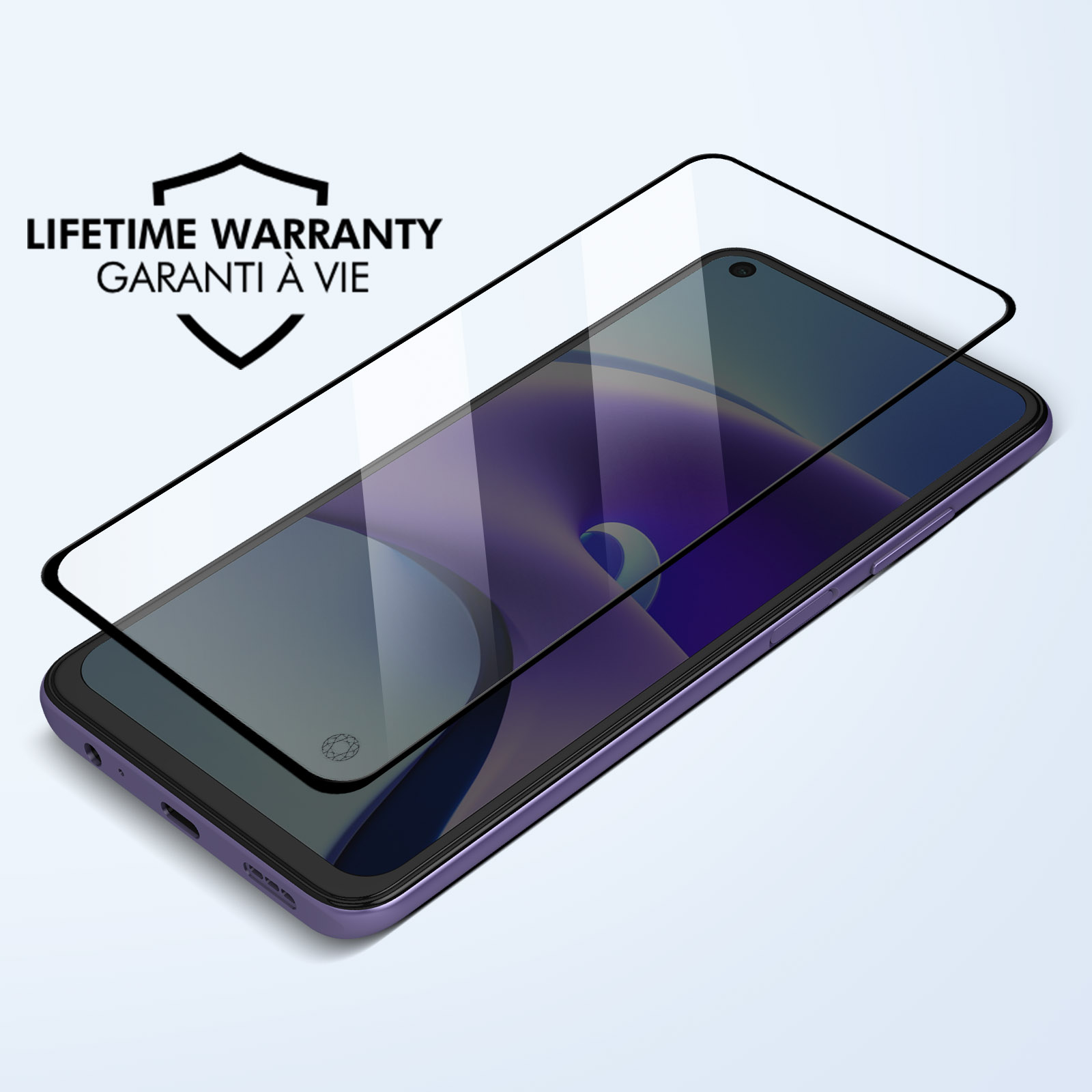 FORCE GLASS Flexibles Xiaomi Redmi 9T 5G) Glas Note Schutzfolien(für