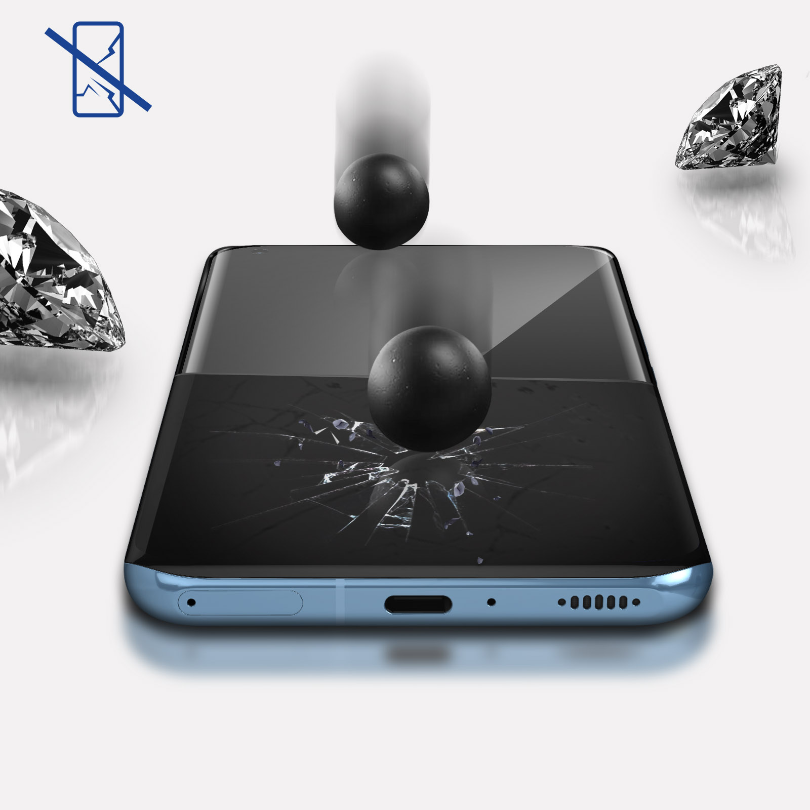Glas Schwarz 11 Mi Gehärtetes mit Härtegrad, Glas-Folien(für 3MK Xiaomi Pro) Schutzfolie 9H Rand