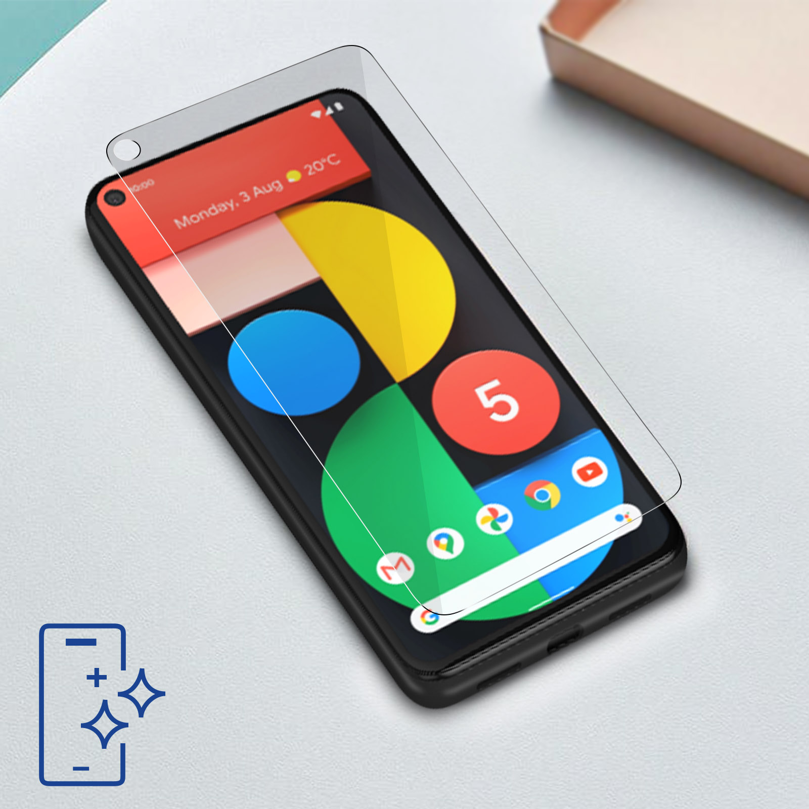 3MK Google 3mk Google Pixel FlexibleGlass 5 5G - Glas(für Google Pixel 5 5G)