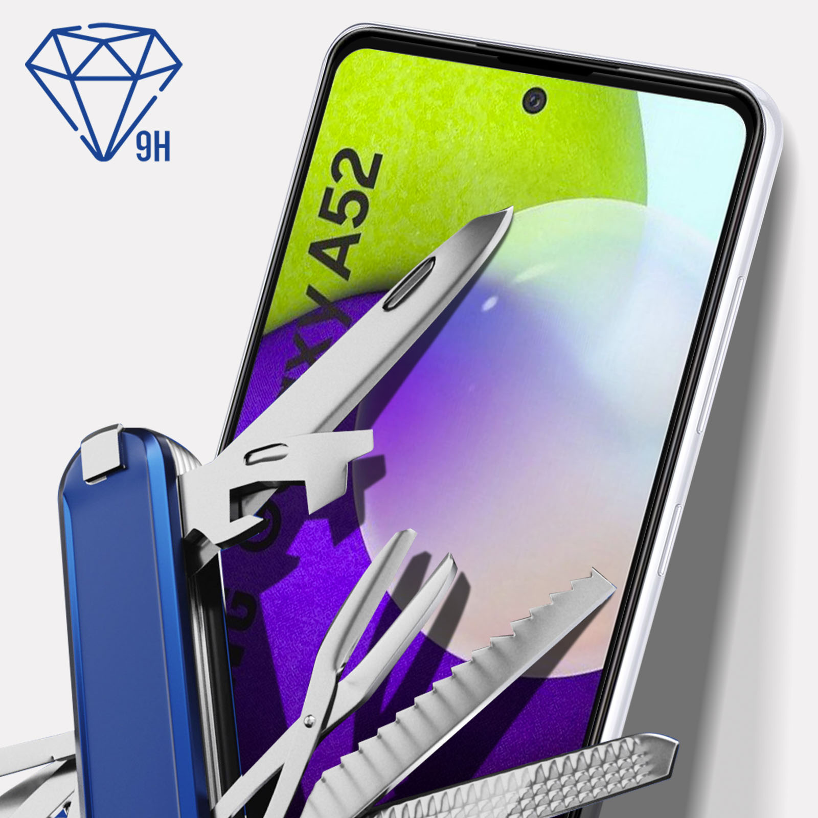 Glas(für 4G/5G Galaxy A52s Samsung Samsung Lite 4G/5G Samsung 3mk 3MK HardGlass Galaxy 5G) 5G A52s Max A52 - A52