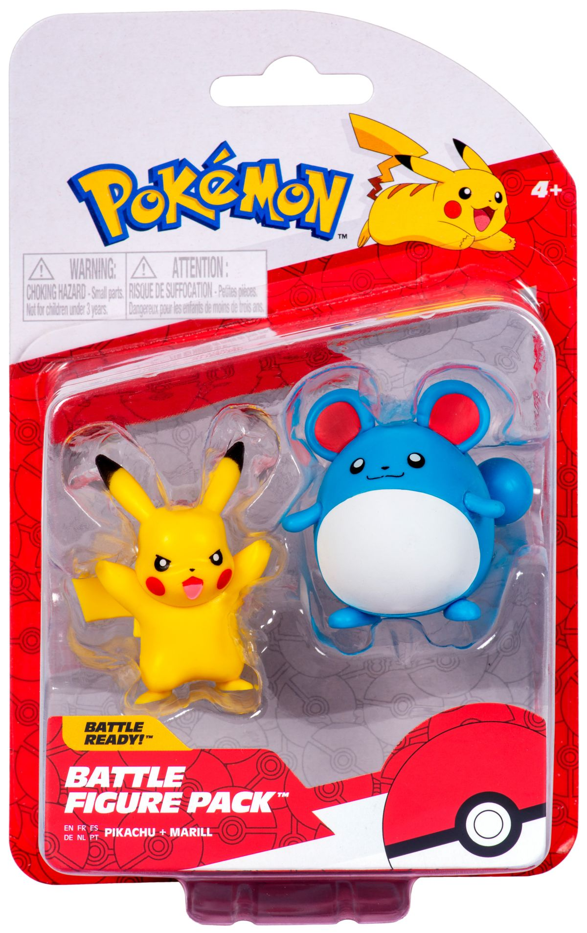 Pikachu Figure & Marill - Pack Battle