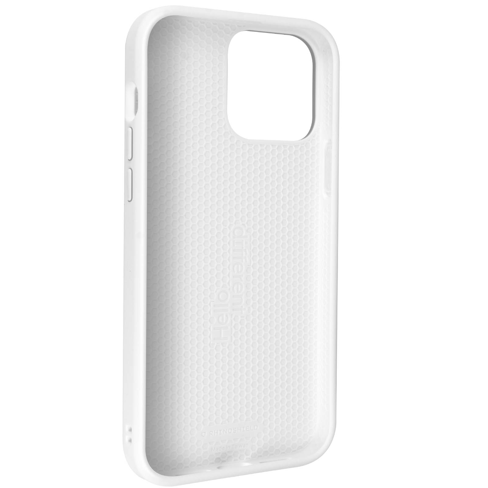 Backcover, RHINOSHIELD Series, 13 Apple, Weiß Pro SolidSuit iPhone Max,