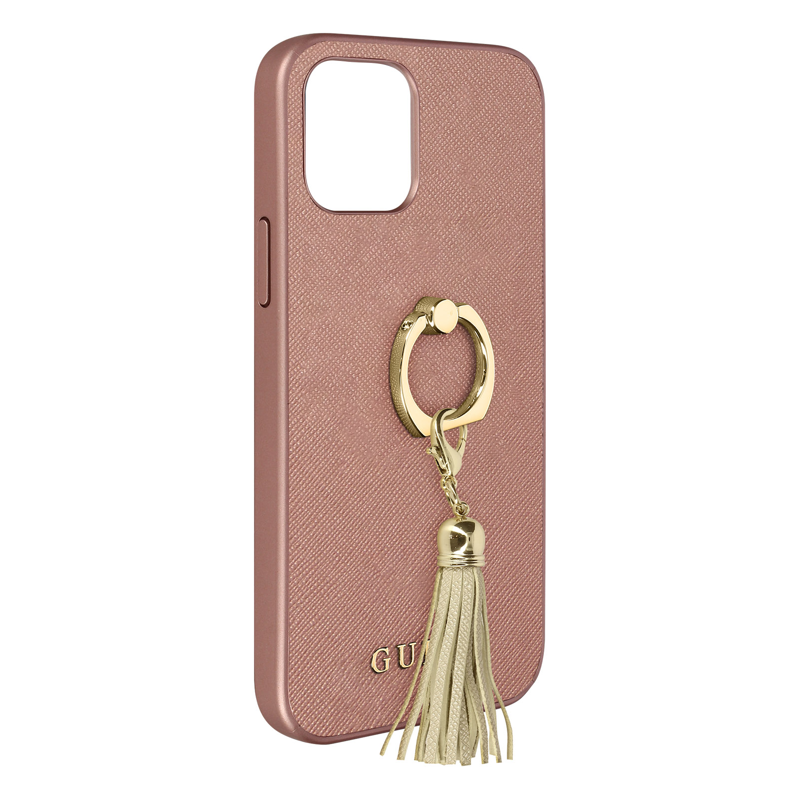 GUESS Lux Series, Backcover, Apple, Rosegold Pro, iPhone 12