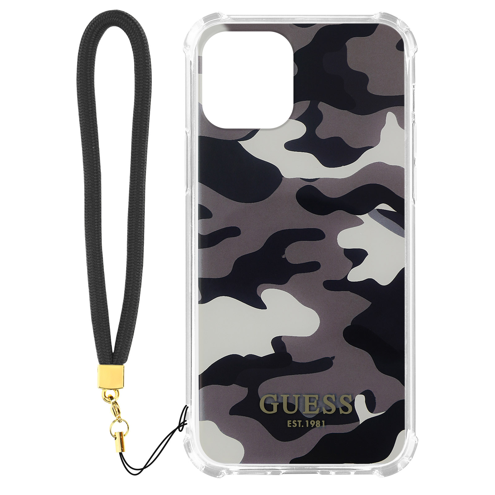 iPhone Backcover, 11, Series, GUESS Camouflage Apple, Grau