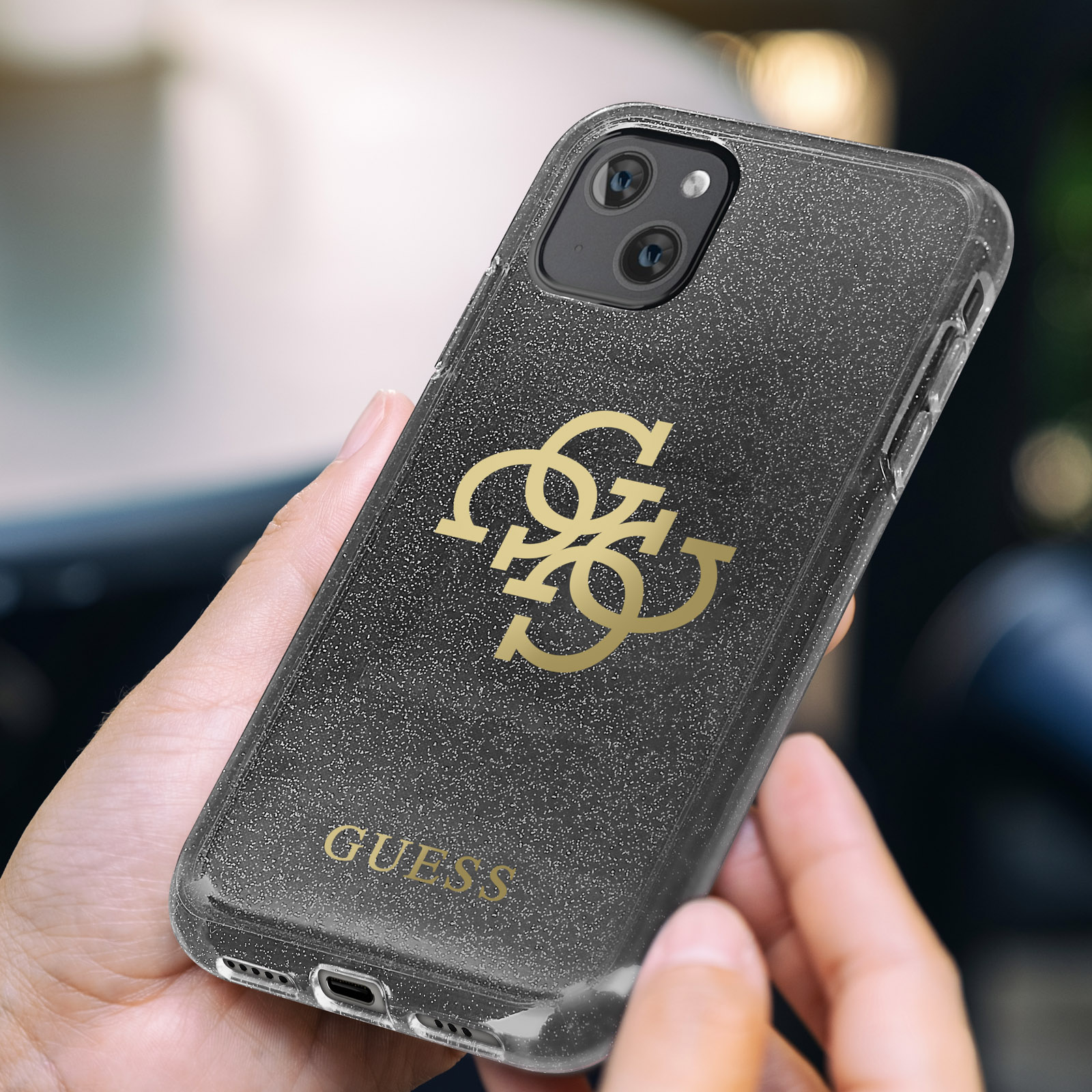 iPhone Series, Apple, GUESS Backcover, Lux Mini, Schwarz 13