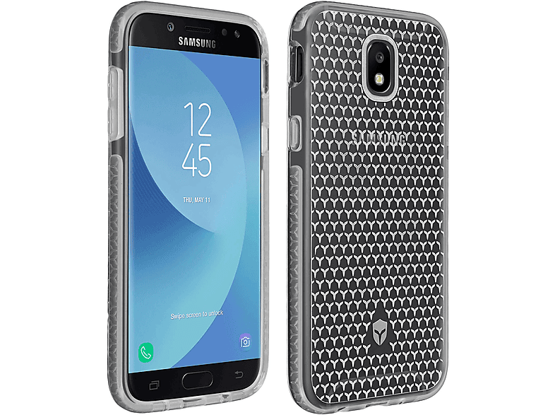 mit 2017, Tryax-System Samsung, Series, J5 Backcover, Life Silber CASE FORCE Galaxy