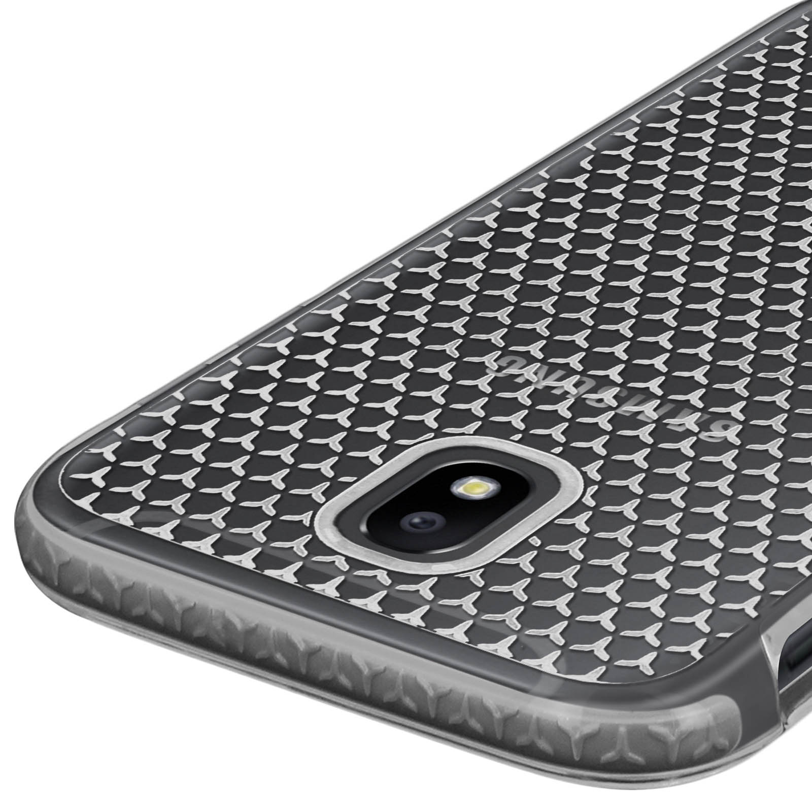 mit 2017, Tryax-System Samsung, Series, J5 Backcover, Life Silber CASE FORCE Galaxy