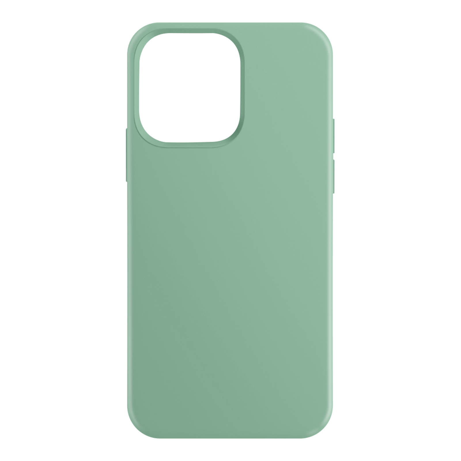 Een groene telefoonhoes op een witte achtergrond.