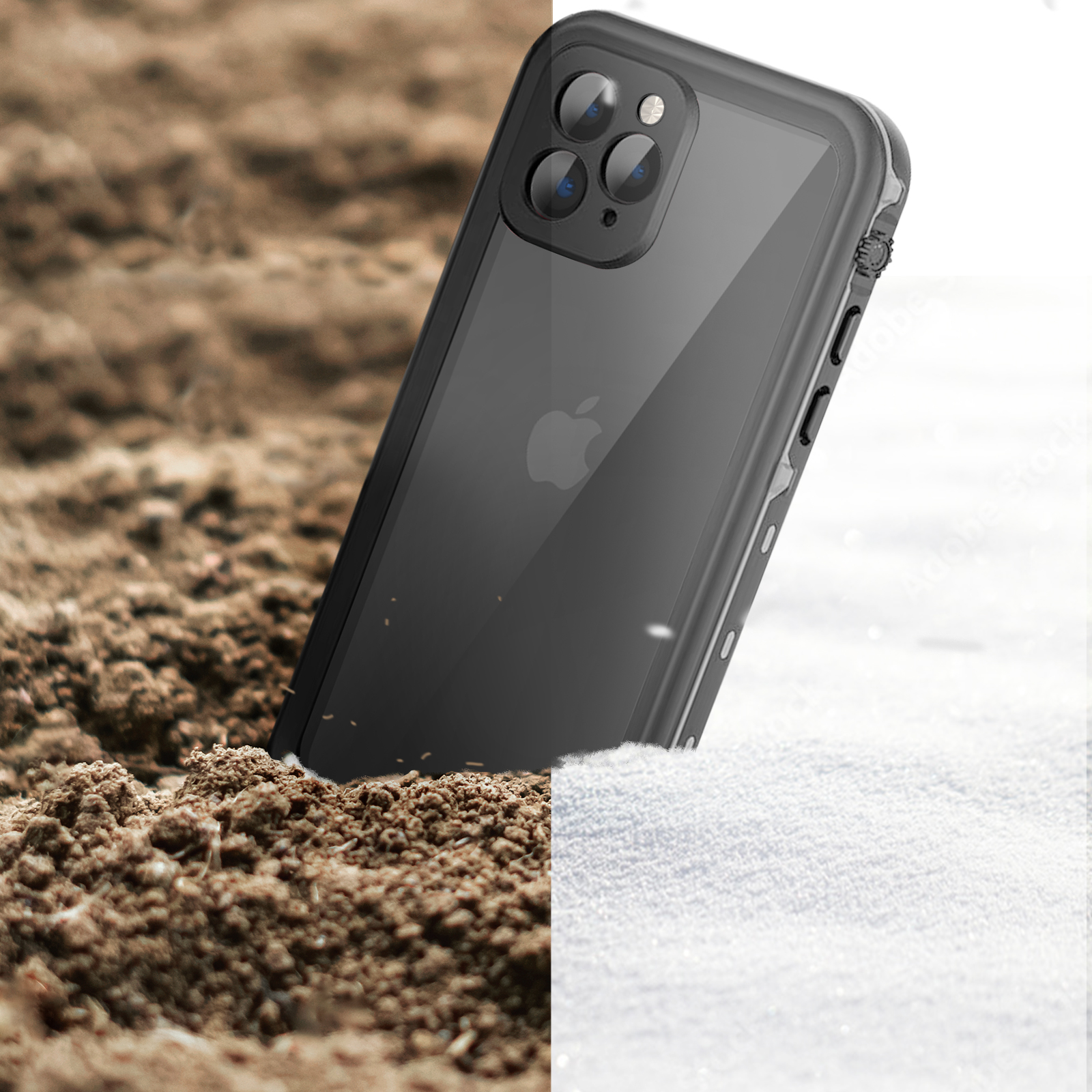 REDPEPPER IP68 Transparent Apple, Series, Grad 360° iPhone Backcover, 11 Waterproof, Schutz Pro