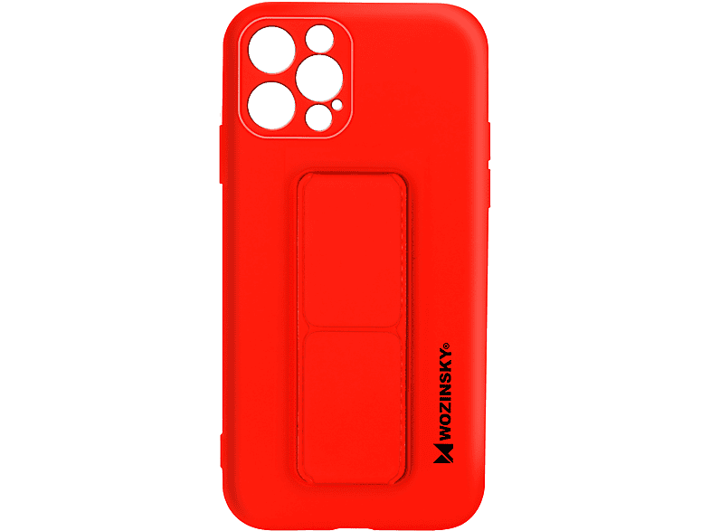 WOZINSKY Duran Series, Backcover, Apple, iPhone 12 Pro Max, Rot
