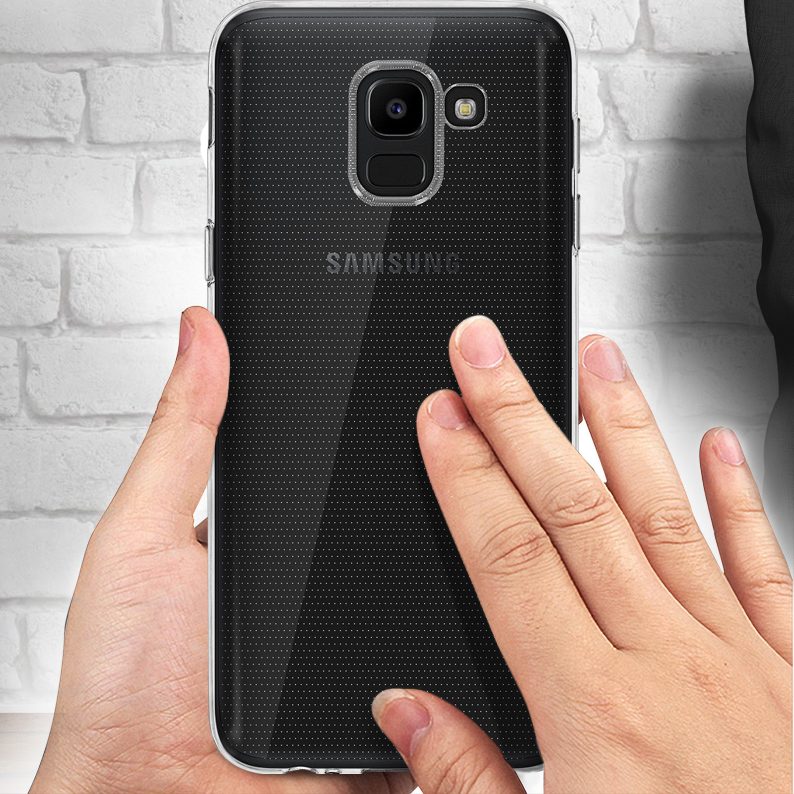 Backcover, Galaxy J6, Set AVIZAR Transparent Samsung, Series,