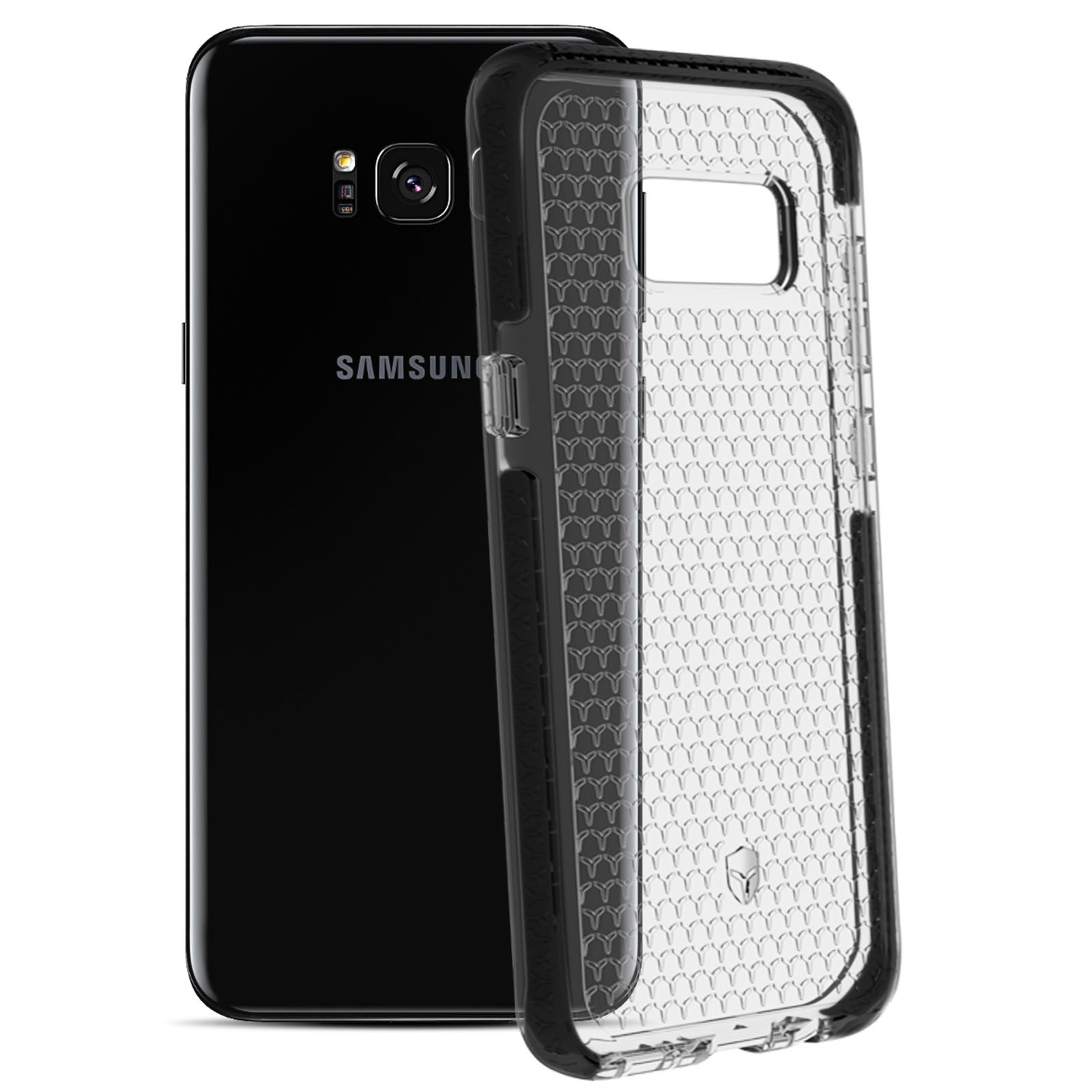 FORCE S8 Backcover, CASE Plus, Series, Transparent Samsung, Life Galaxy mit Tryax-System