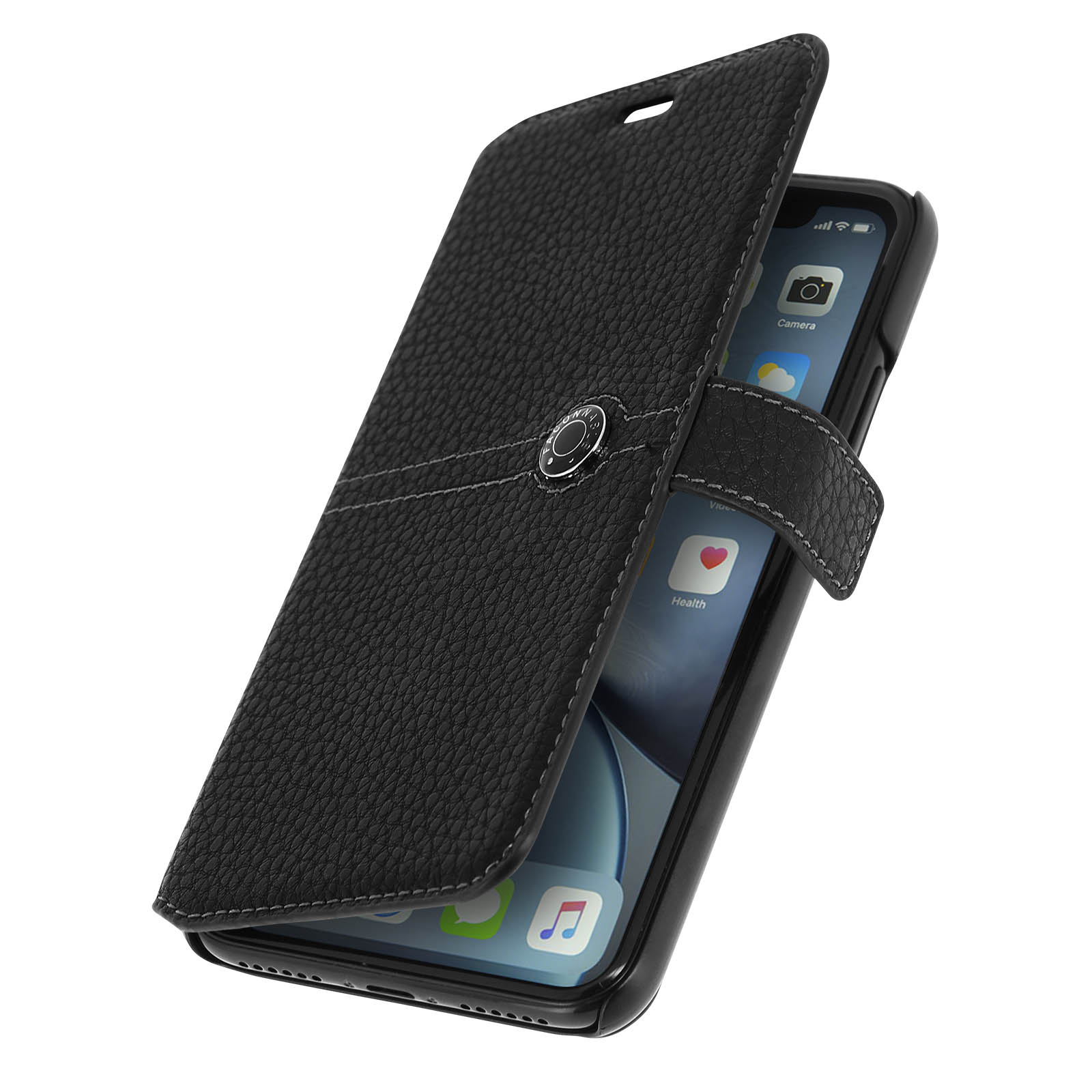 XR, Series, Apple, Schwarz AVIZAR Faco Bookcover, iPhone