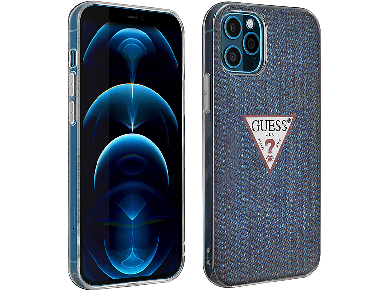 Backcover, Series, Dunkelblau Apple, iPhone 12 Pro GUESS Stylish Max,