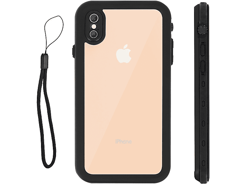 REDPEPPER Waterproof Series, Backcover, Apple, Max, Schwarz iPhone XS