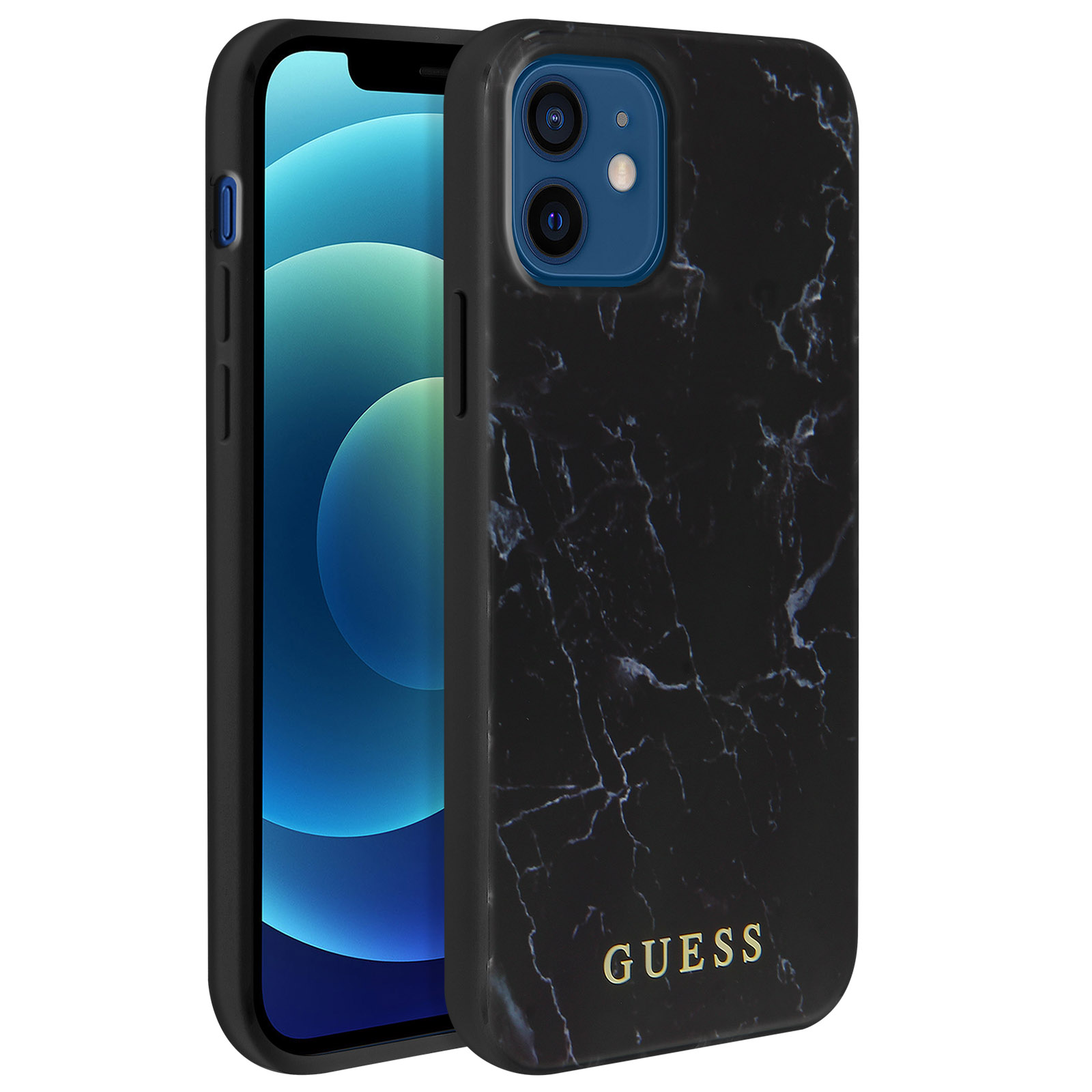 GUESS Stylish Series, Backcover, Mini, Schwarz 12 Apple, iPhone