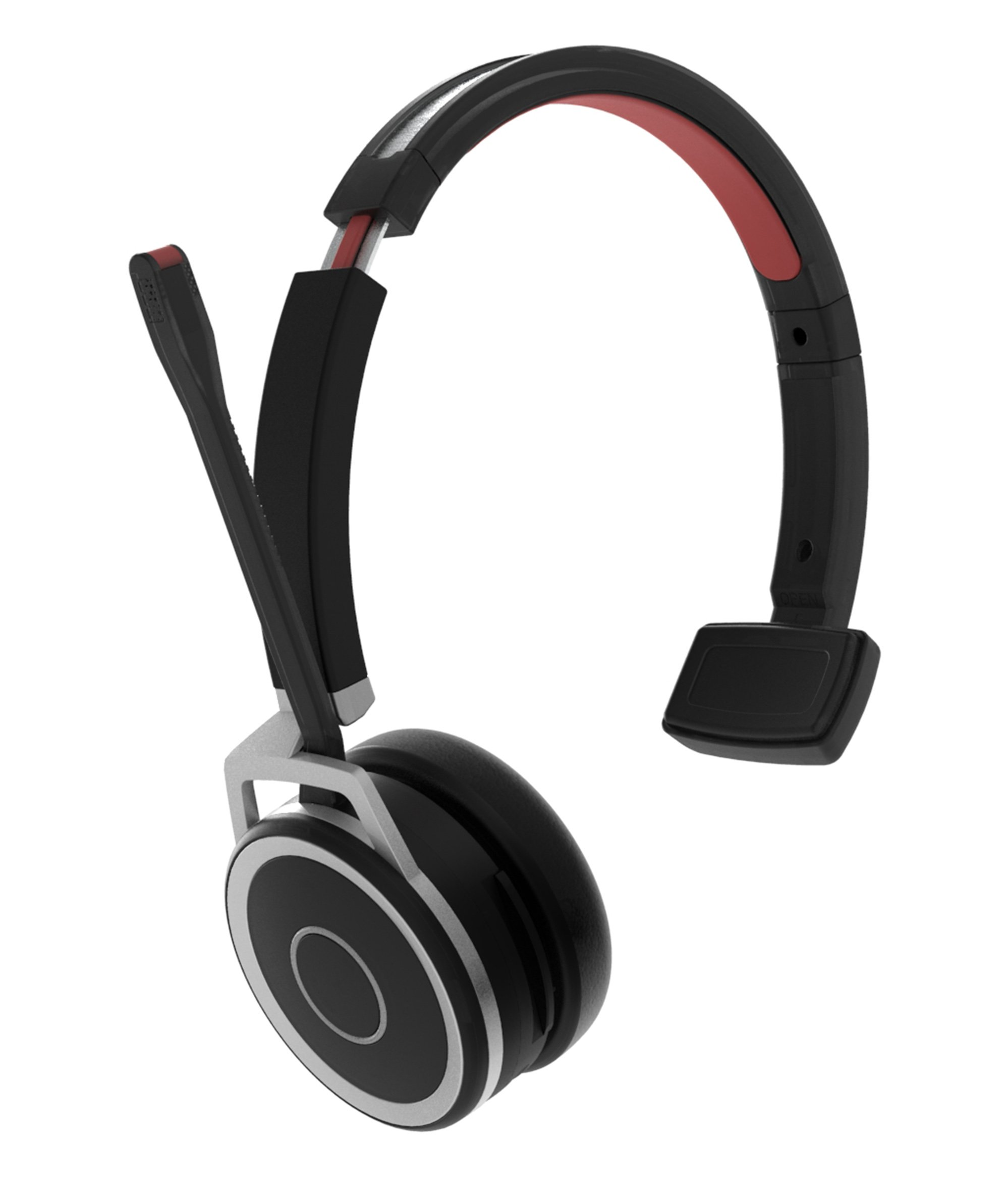 FREEVOICE Space Mono NC, Bluetooth Headset Over-ear Schwarz