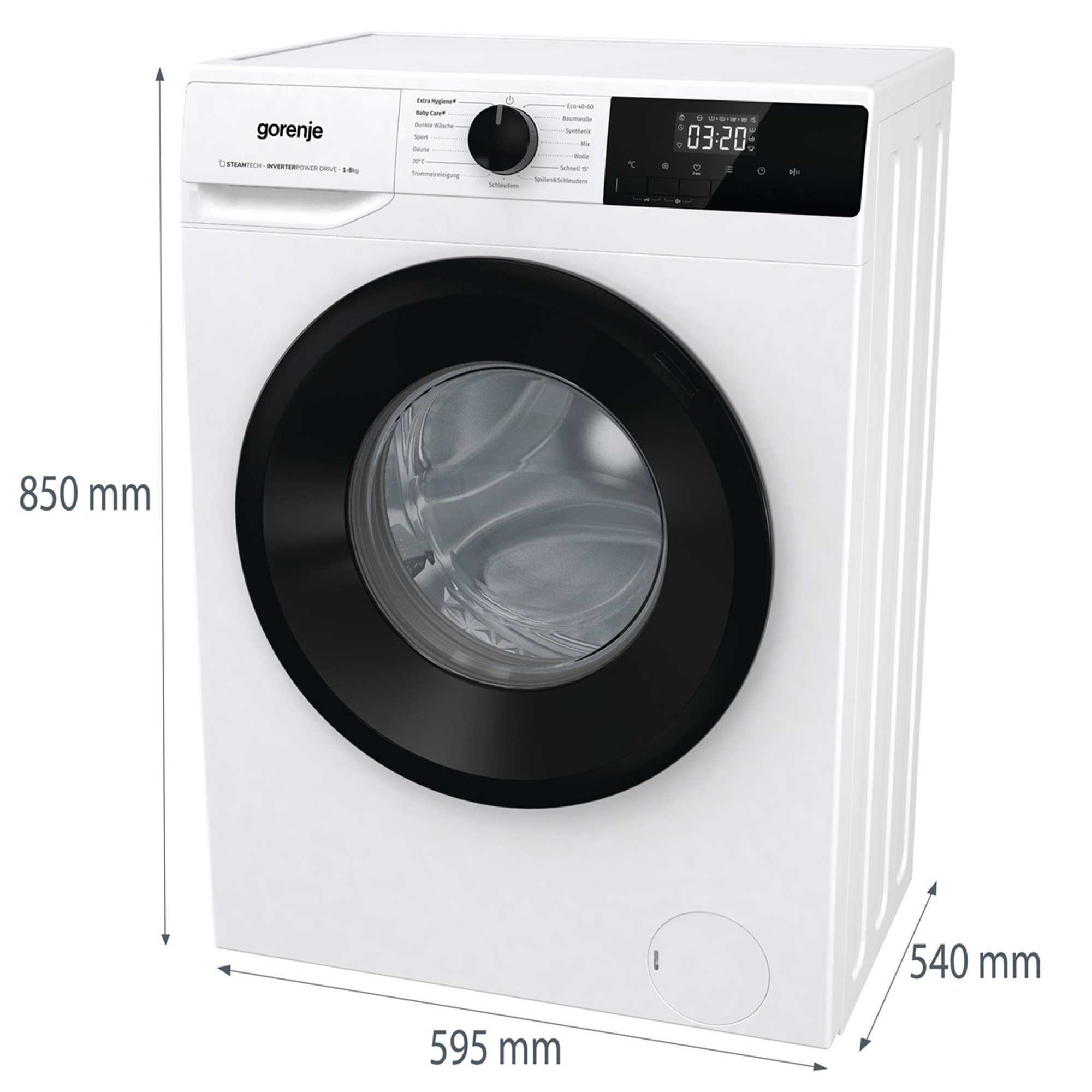 GORENJE WNHPI84APS/DE Waschmaschine (8 A) kg