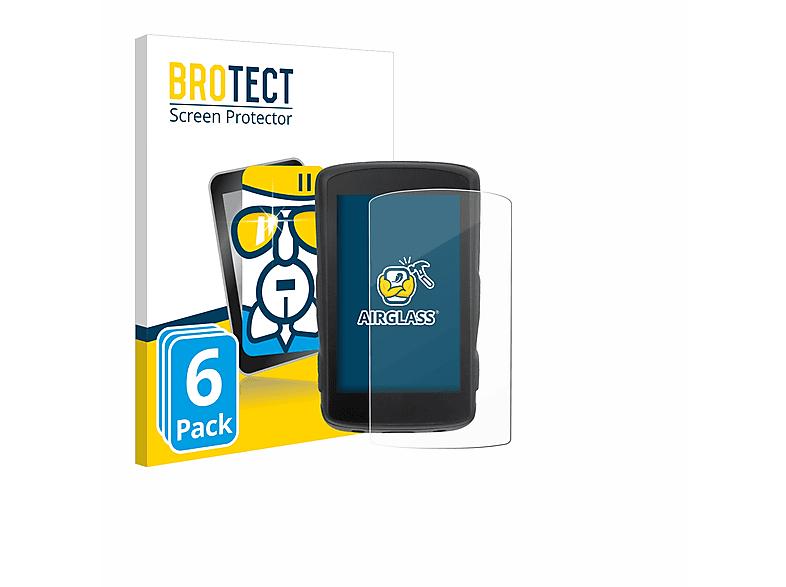 BROTECT 6x Airglass klare Schutzfolie(für Hammerhead Karoo 2) | Navi-Taschen & -Schutzfolien