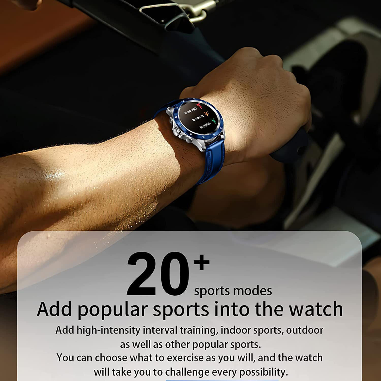 Smartwatch - MANIKE AMOLED NX1 Business, 140 - 210 mm, acero inoxidable, Negro