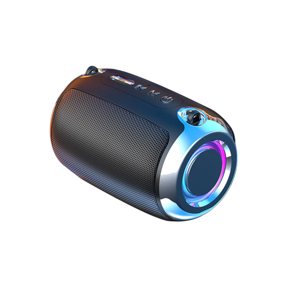 Tragbarer Outdoor Heavy Small Cannon Bluetooth-Lautsprecher, Subwoofer Steel Wireless Duty schwarz Plug-in Bluetooth-Lautsprecher BYTELIKE
