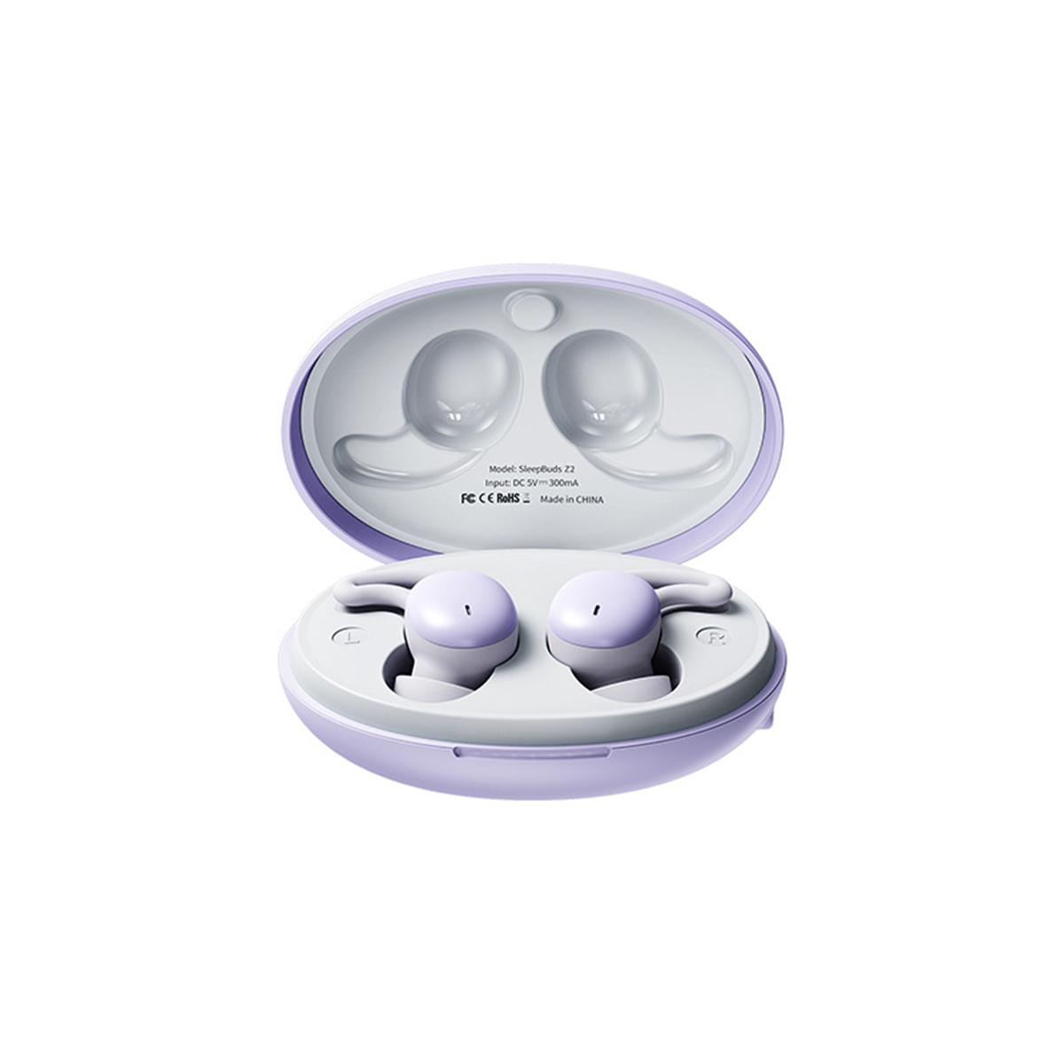 In-ear True Low Bluetooth Sleep Headset, Latency Wireless Mini 5.3 Bluetooth Bluetooth-Kopfhörer BYTELIKE Bluetooth Headset lila Music