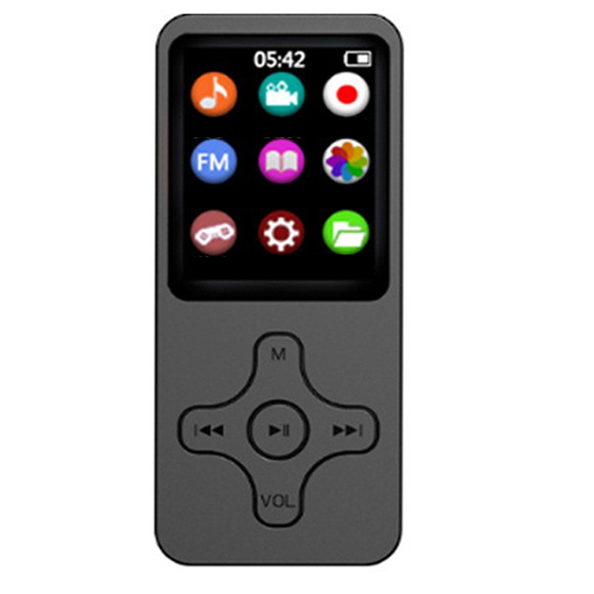 Student BYTELIKE Bluetooth Kreuz MP3/MP4 Englisch Personalisiertes Sport Spieler GB, (64 schwarz) Walkman MP3-Spieler Spieler