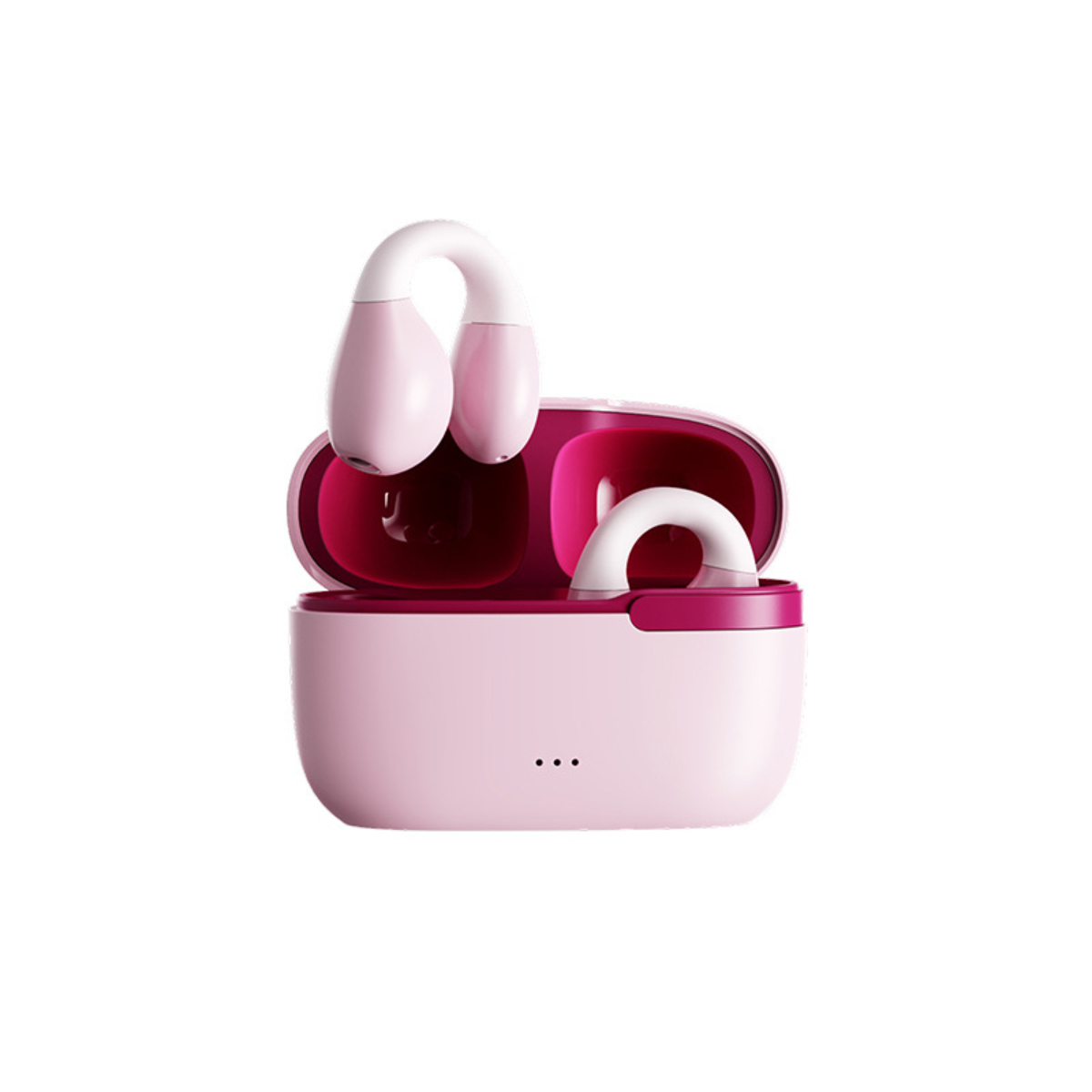 rosa Musiksprechendes Ohrclip-Typ Open-ear Echtes BYTELIKE drahtloses Bluetooth-Kopfhörer Bluetooth Bluetooth-Headset Headset,