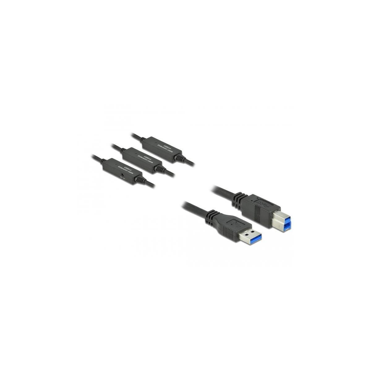 Schwarz DELOCK Kabel, USB 85381