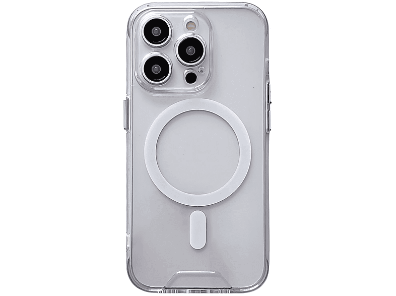Pro, iPhone Silikon robust, Magnetic Backcover, Apple, & Transparent MagSafe dünn 15 WIGENTO Hülle