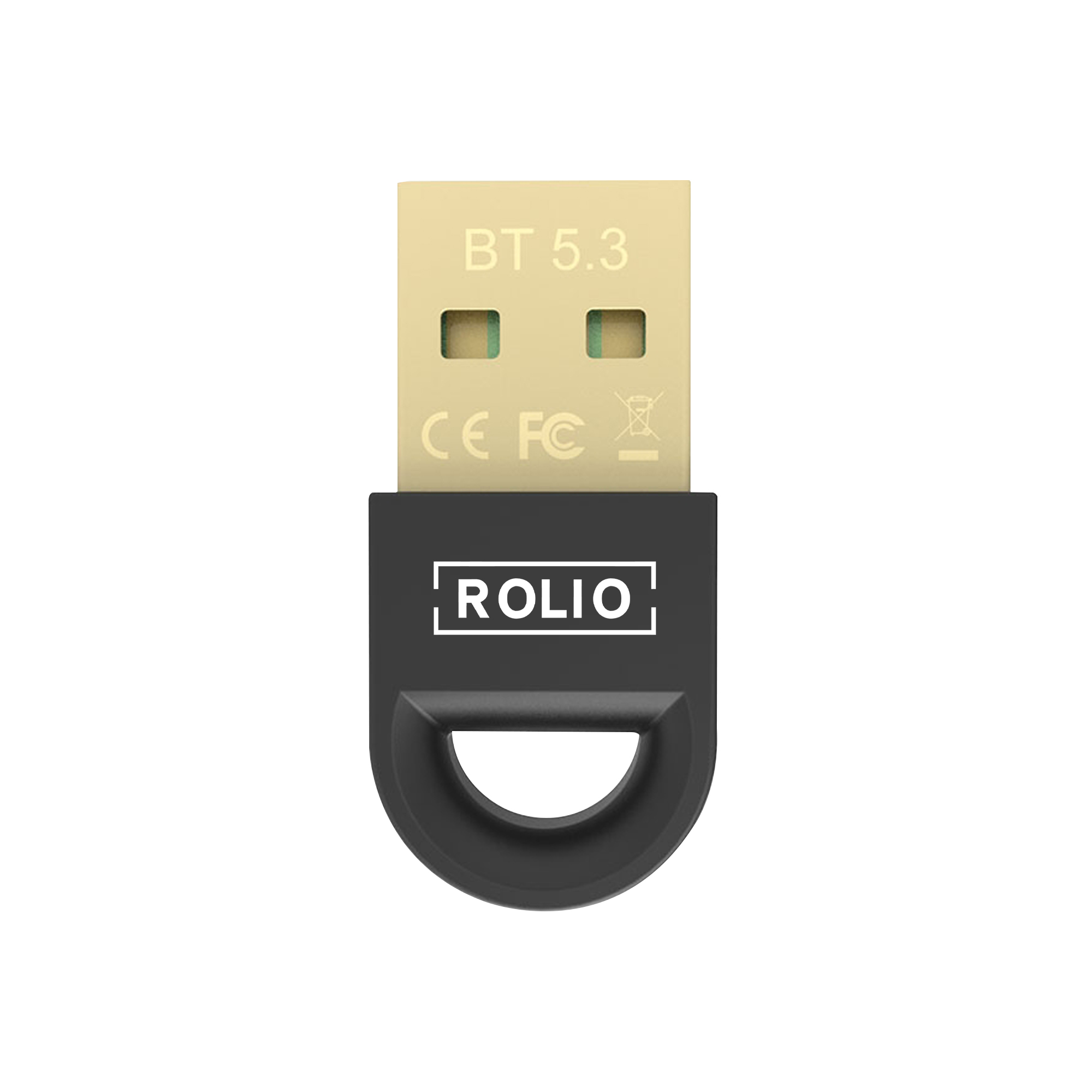 Transmitter ROLIO USB 5.3 adapter Bluetooth Schwarz