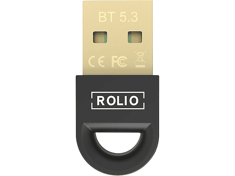 Transmitter ROLIO USB 5.3 adapter Bluetooth Schwarz