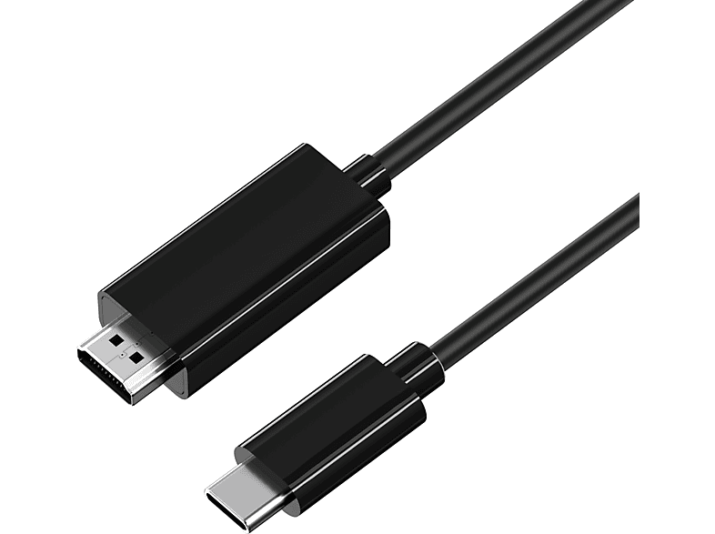 ROLIO USB-C zu HDMI kabel 3 meter USB kabel, Schwarz