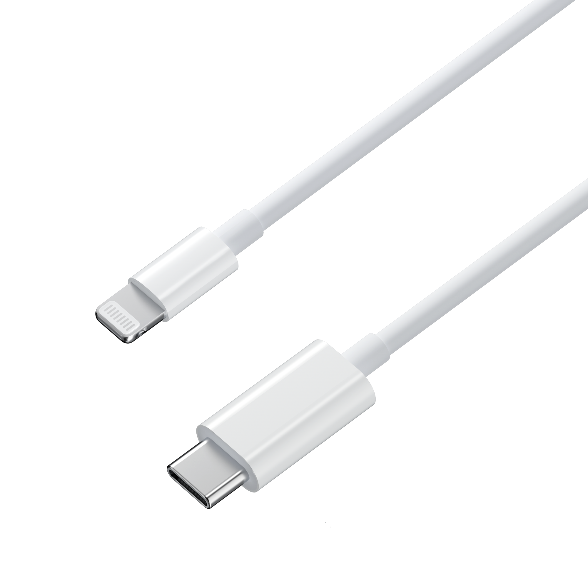 kabel Weiß USB meter Lightning kabel, 1 zu ROLIO USB-C