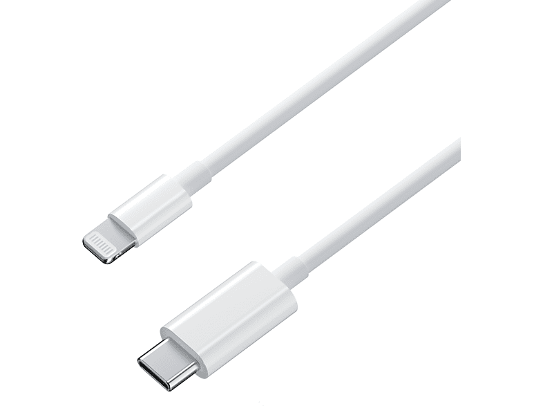 Weiß USB USB-C 1 zu ROLIO kabel, kabel meter Lightning