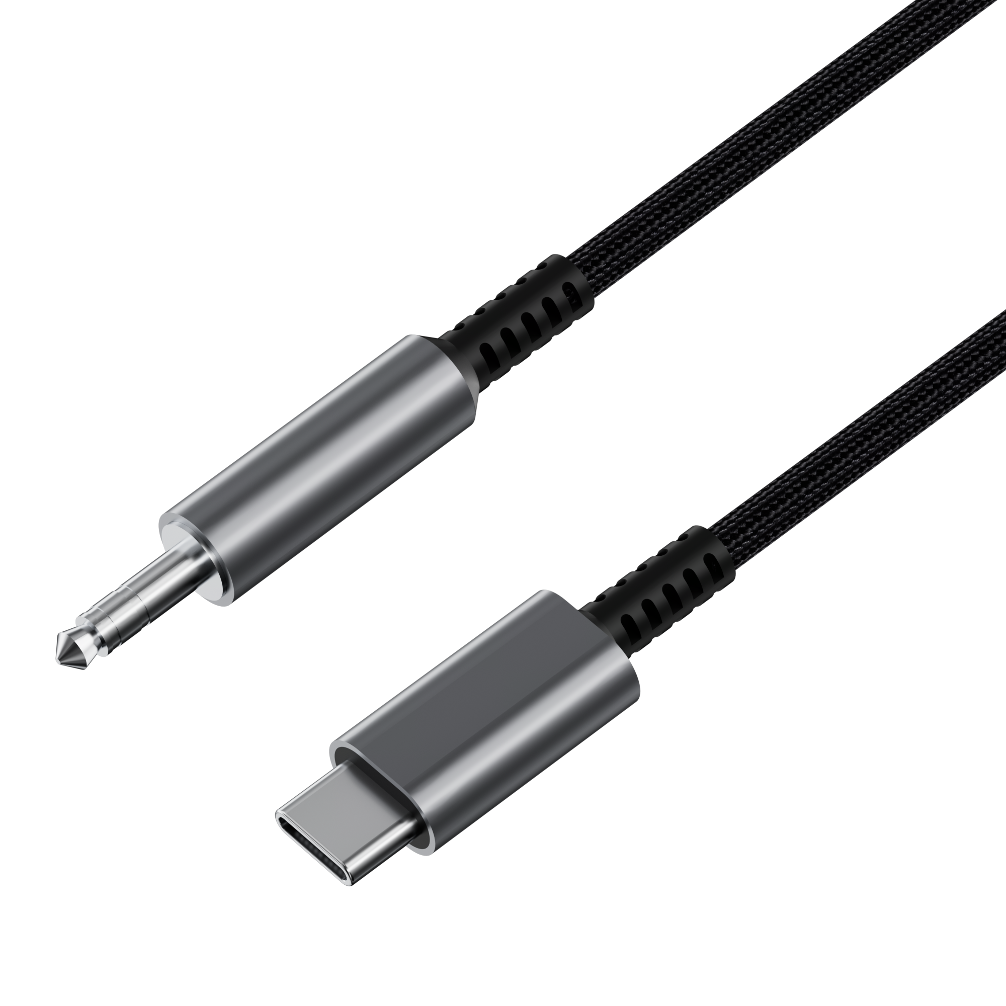 ROLIO USB-C zu Aux kabel kabel, USB Space Schwarz