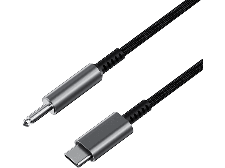 ROLIO USB-C zu Aux kabel kabel, USB Space Schwarz