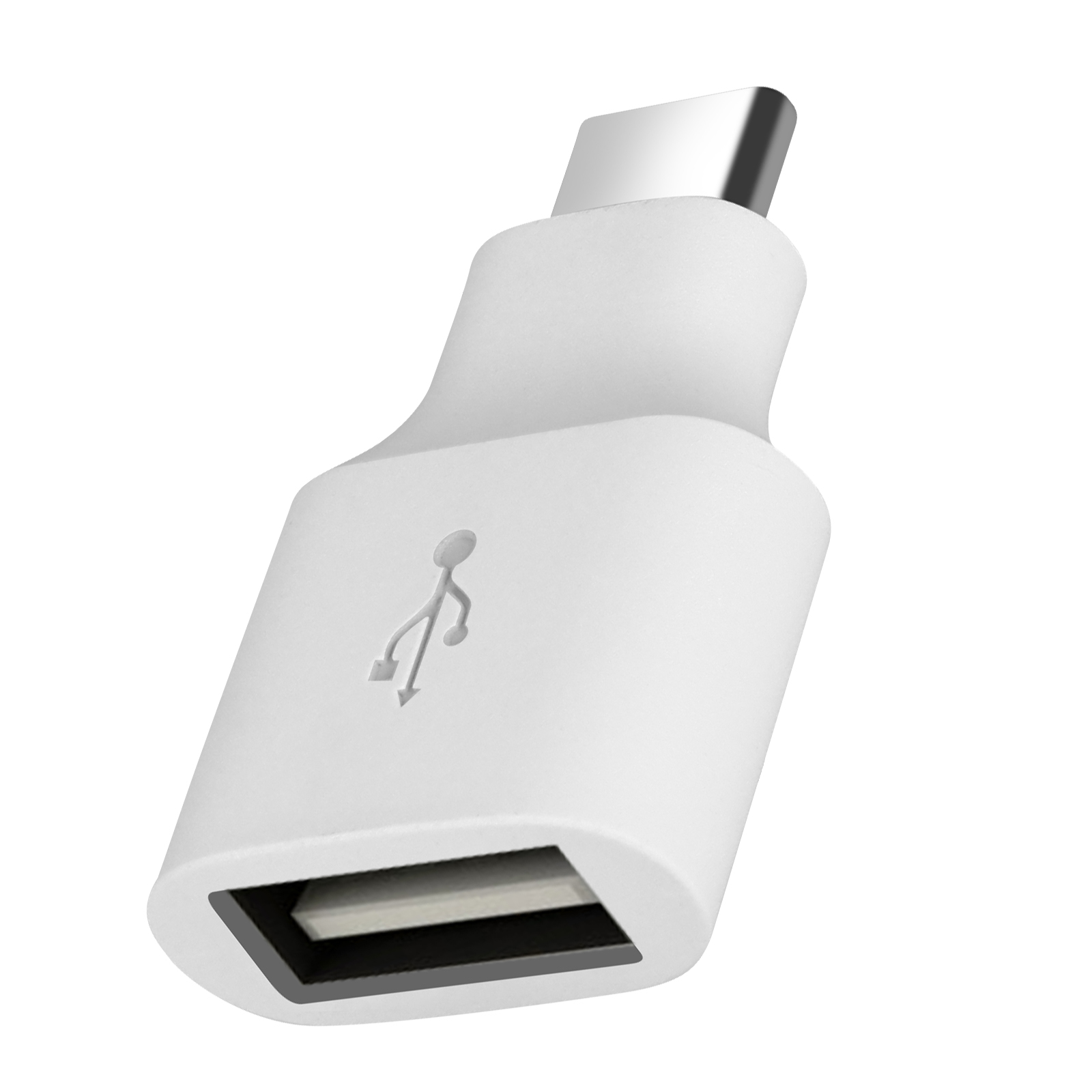 auf Google, USB-C Stecker GOOGLE USB Weiß USB-Adapter Buchse
