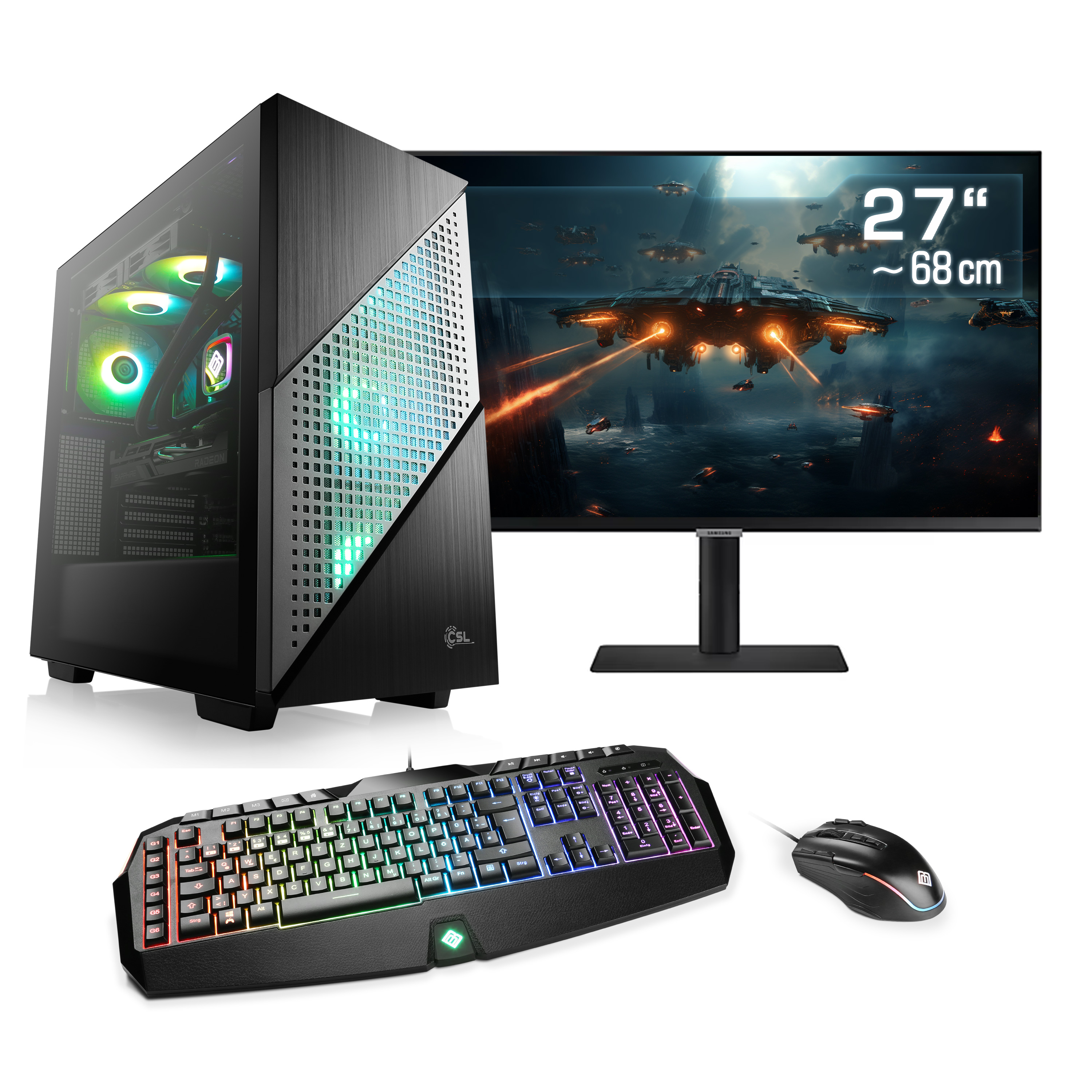 M10300H, GB 7800X3D 20 GB CSL PC PC Gaming 1000 SSD, Gaming 16 mit Prozessor, GB RAM,