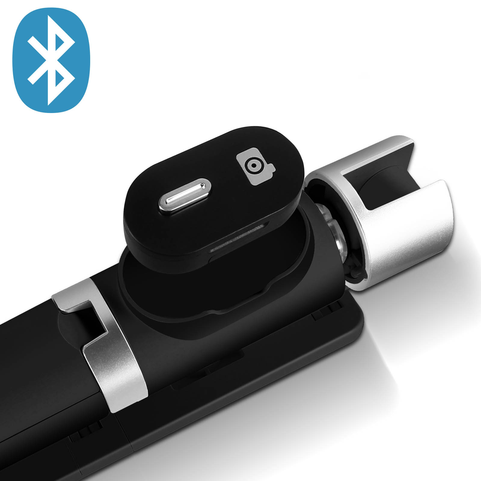 Bluetooth Schwarz Verbindung, Selfie-Sticks Stativfunktion LINQ