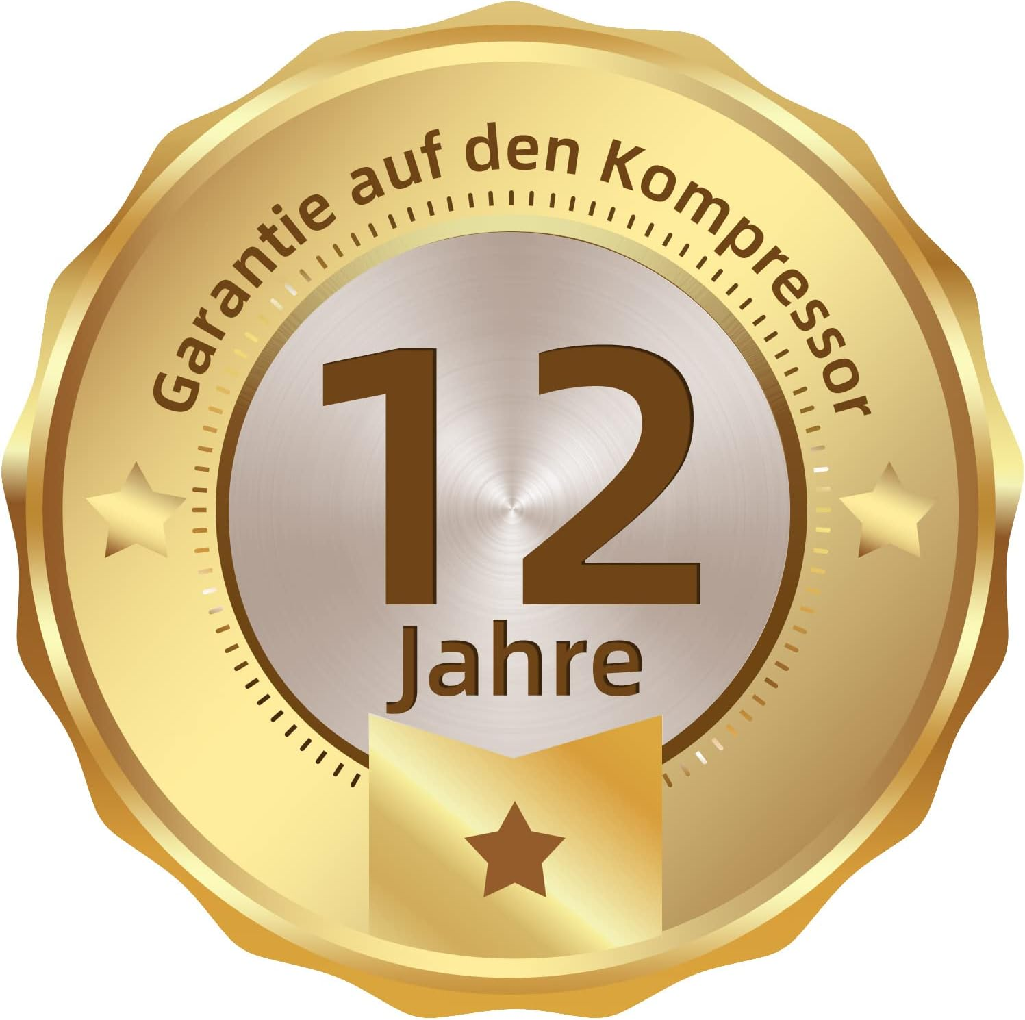 CHIQ CBM159LEBD Low Frost Kompakt Kühl-Gefrier-Kombination (D, 152 kWh, 144 cm hoch, Dunkel Edelstahl)
