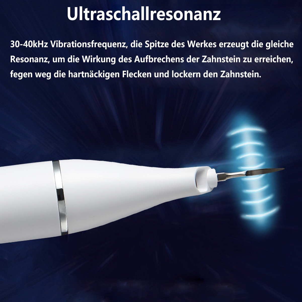 BYTELIKE Ultraschall Munddusche Portable Sie Oral Care Zahnstein Entfernen Zahnsteinentferner weiß Scaler